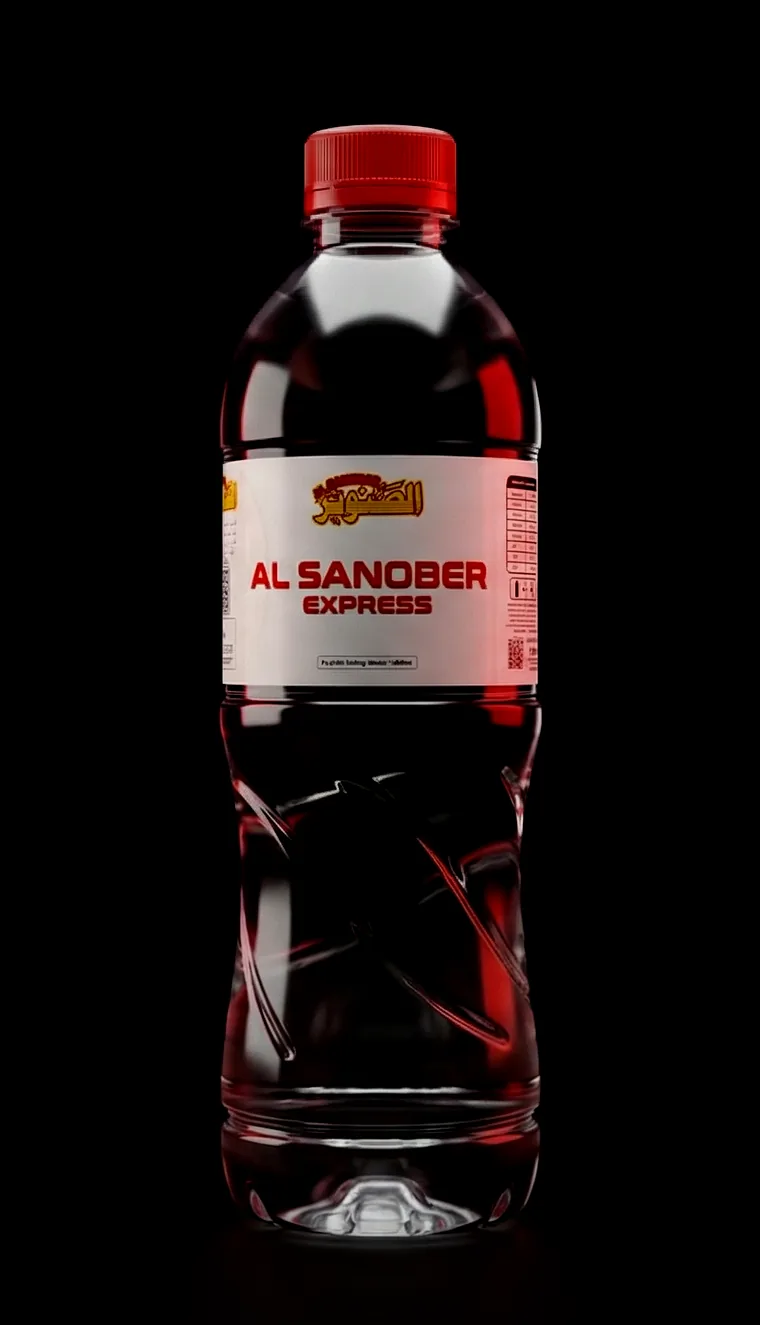 Al Sanober Express custom label water bottle by Siratim